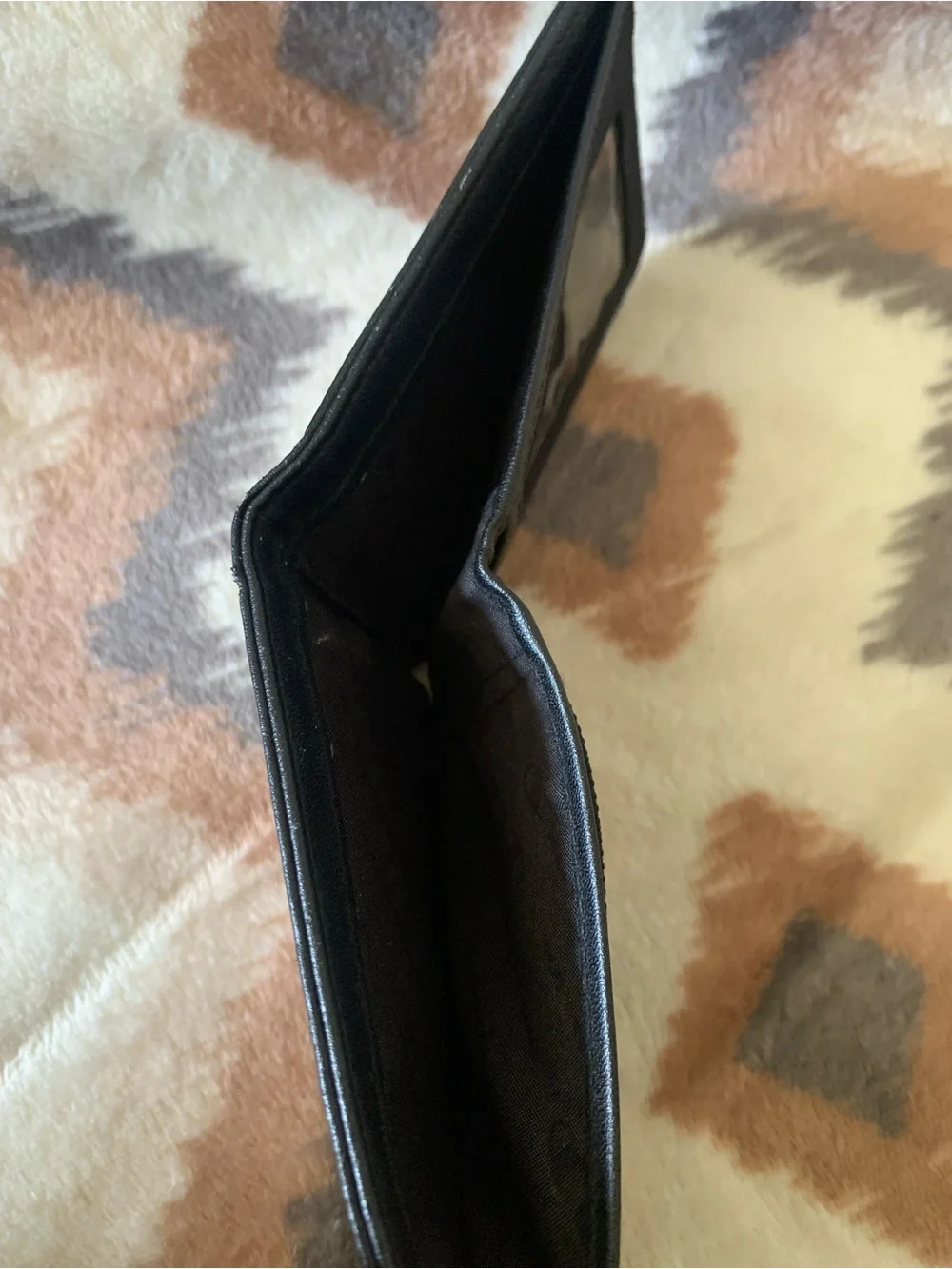 MEN'S BLACK CHAMPION LIFE DIPLOMAT BIFOLD WALLET